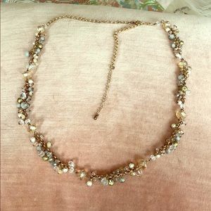 Light pink and cream necklace